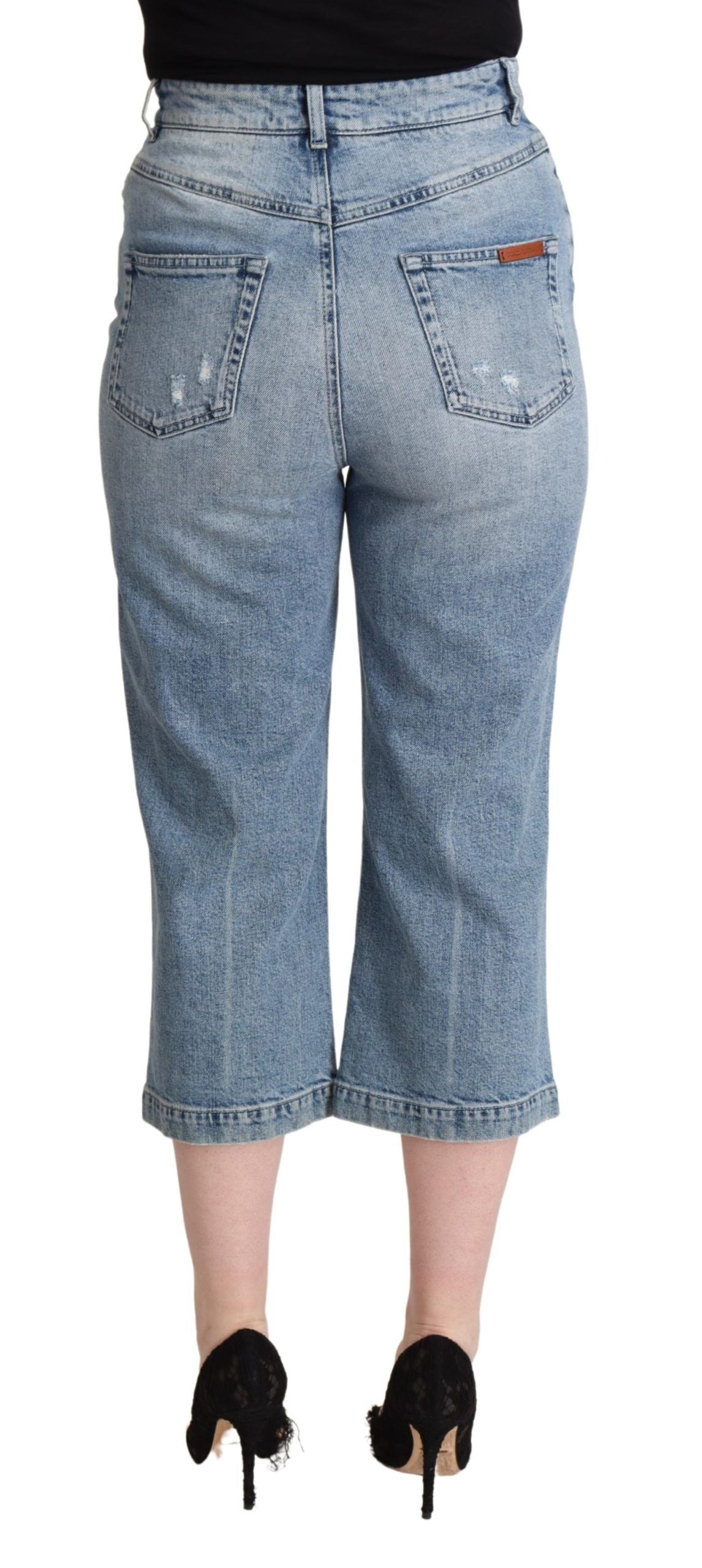 Jeans Capri Cropped Denim Chic