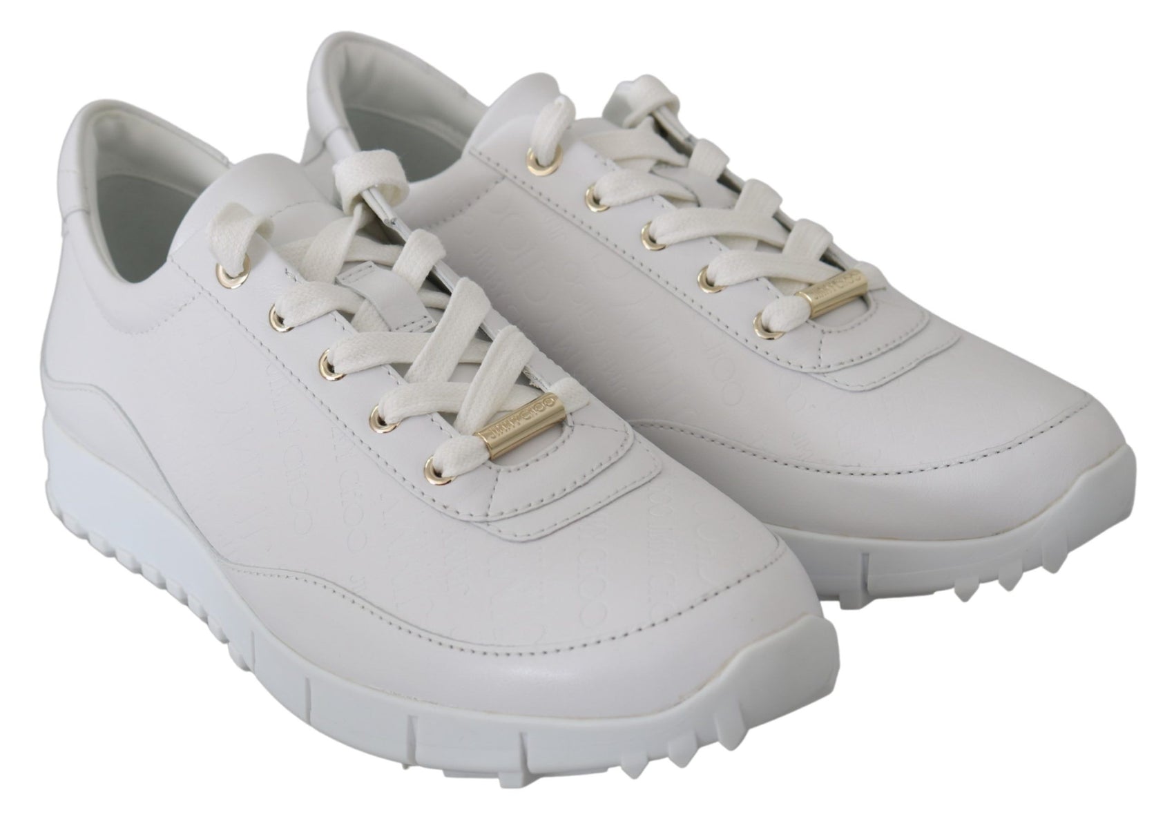 Elegante weiße Leder-Sneaker