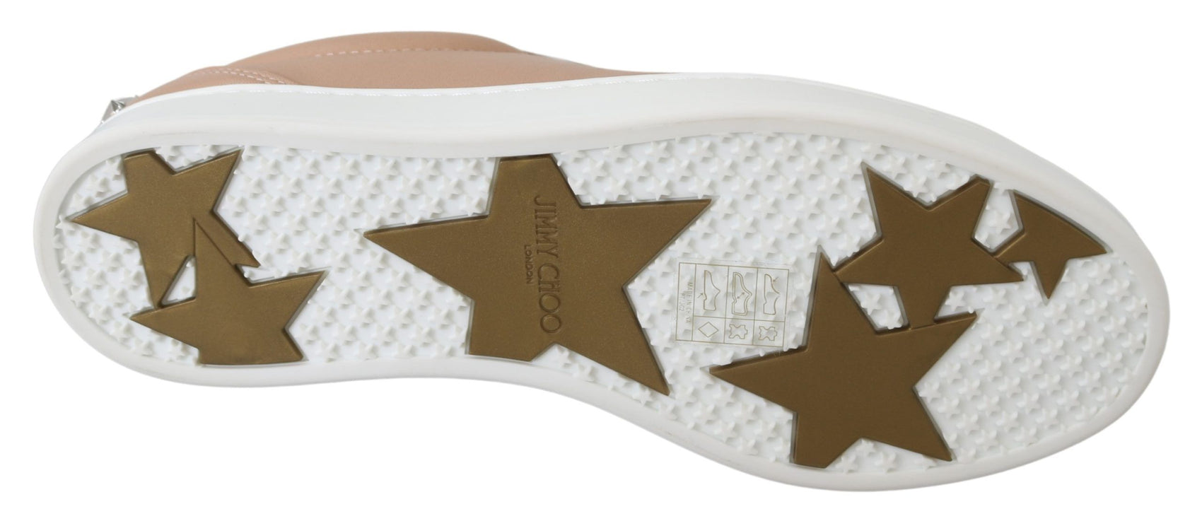 Puderrosa Sneakers aus Nappaleder