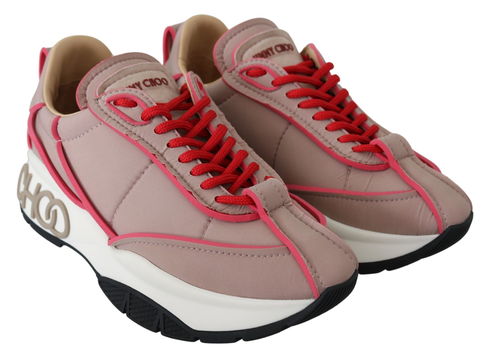 Schicke gepolsterte Sneakers in Ballettrosa