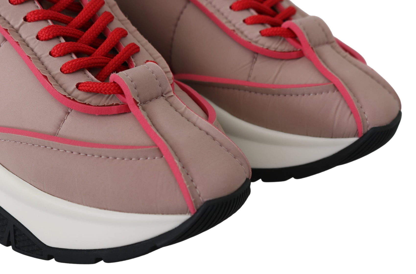 Schicke gepolsterte Sneakers in Ballettrosa