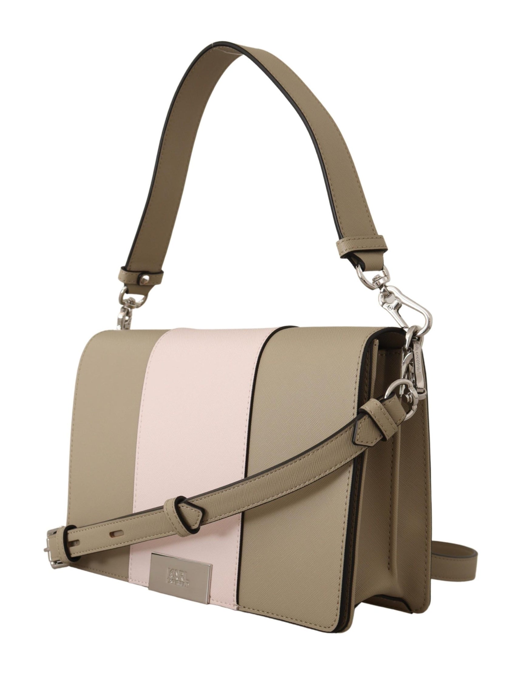 Borsa a tracolla Chic Sage con doppi spallacci