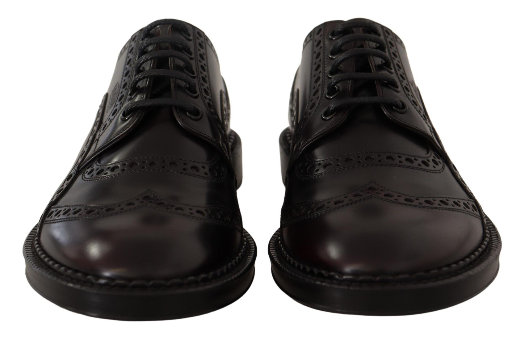 Eleganti scarpe da cerimonia Derby in pelle viola