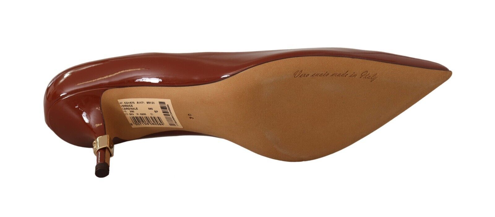 Eleganti décolleté in vernice con tacco