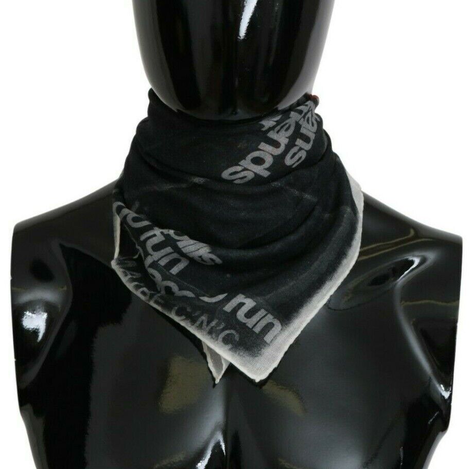 Sciarpa Bandana Monocromatica in Misto Lana
