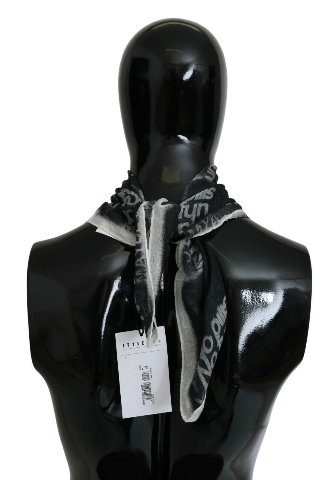 Sciarpa Bandana Monocromatica in Misto Lana