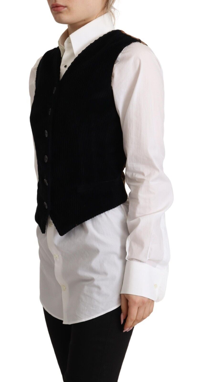 Elegante canotta senza maniche con scollo a V