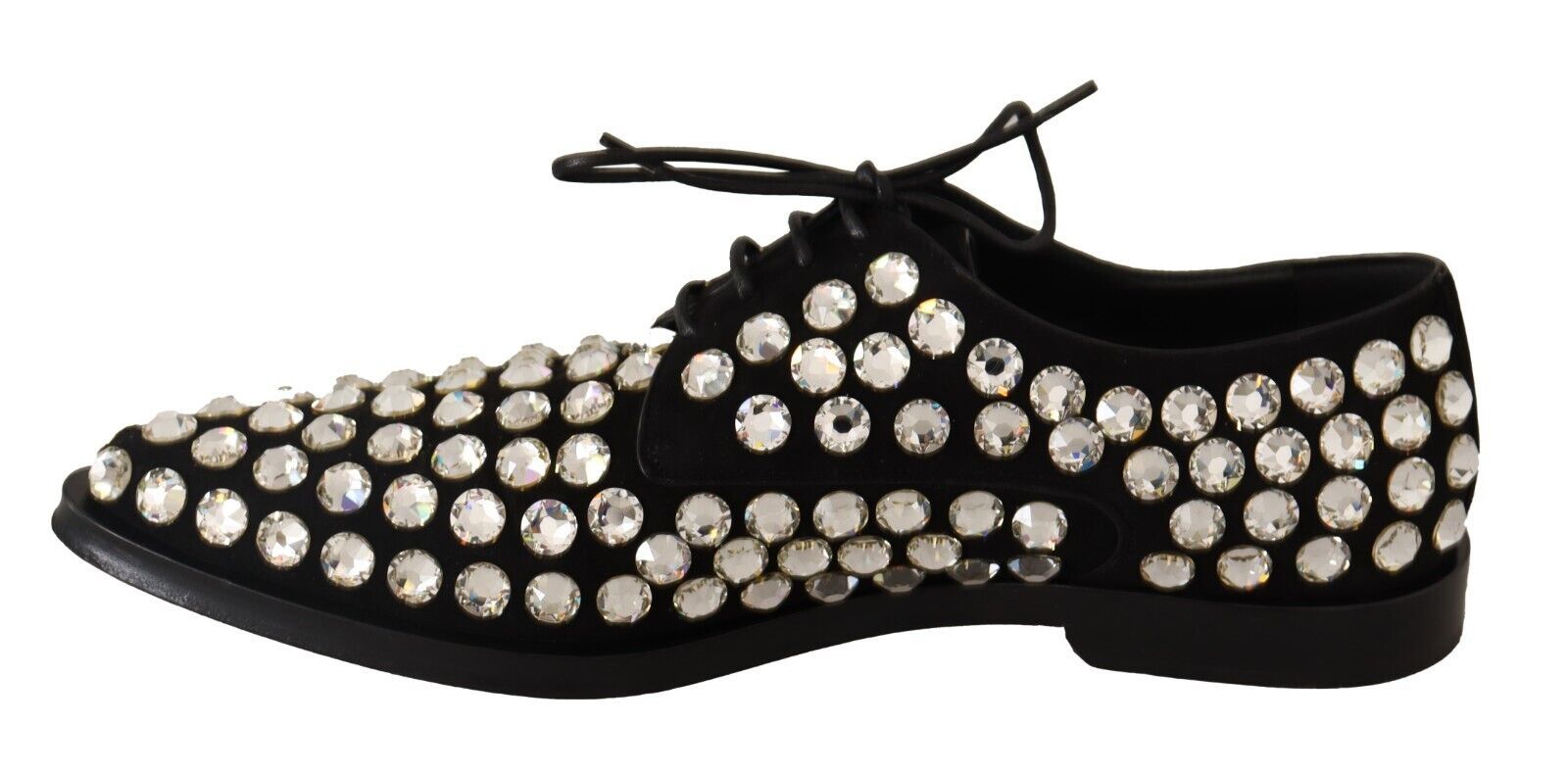 Elegante Schnürschuhe mit Kristallverzierung