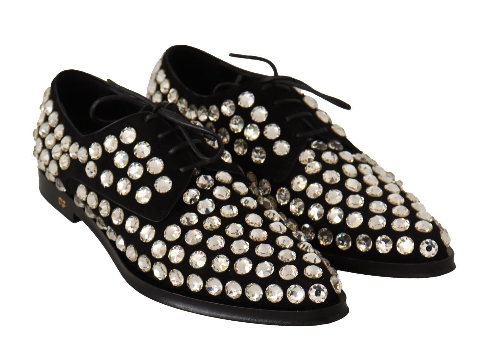 Elegante Schnürschuhe mit Kristallverzierung