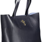 Blaue Polyethylen Damen Handtasche