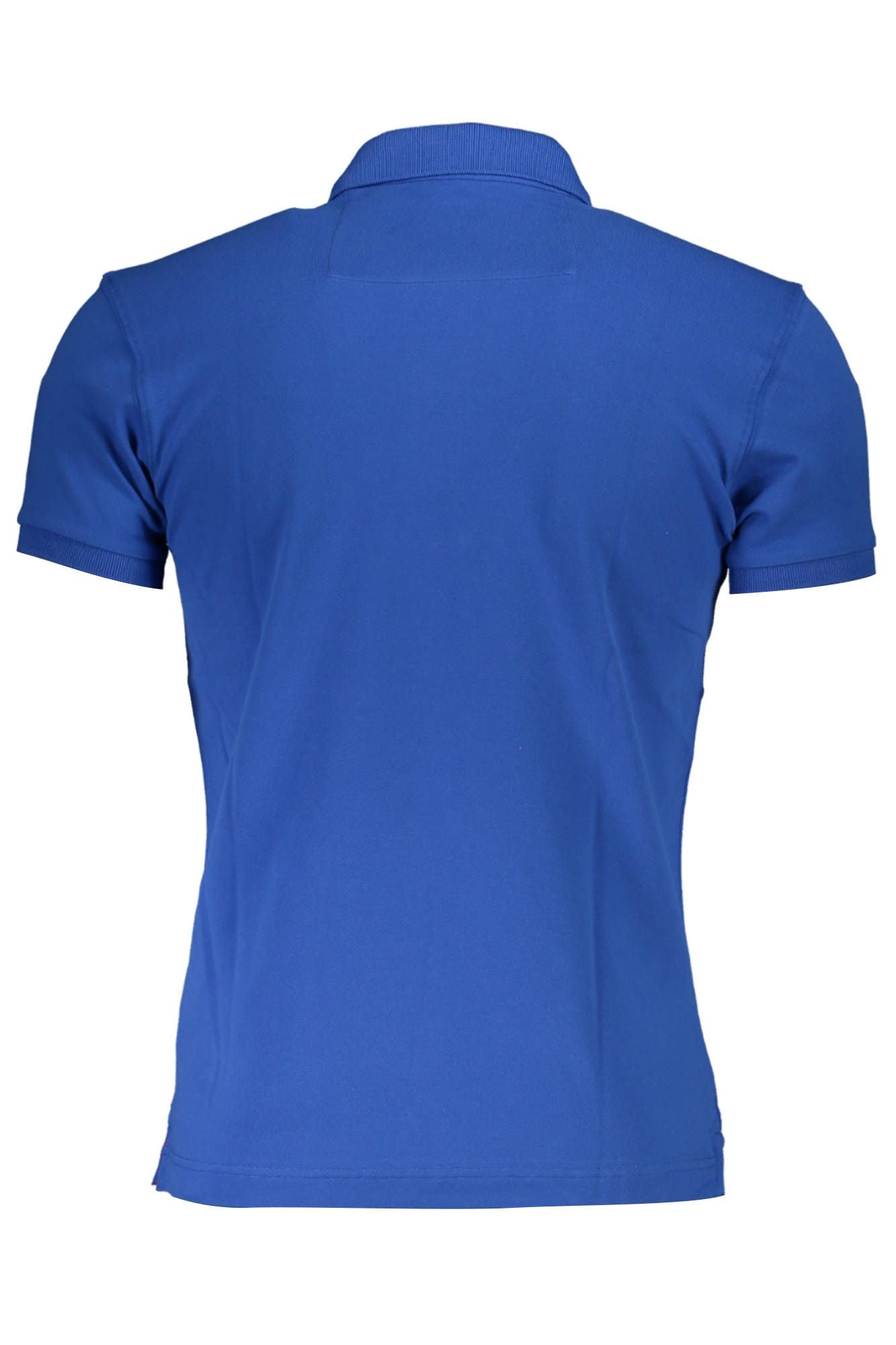 Polo slim fit ricamata con dettagli a contrasto