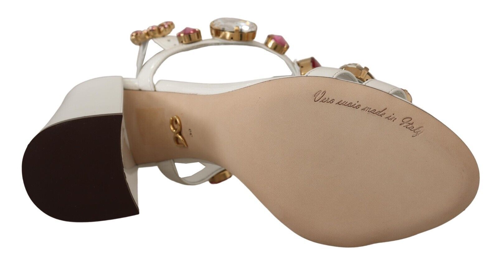Keira Heels mit Fesselriemchen und Kristallverzierung
