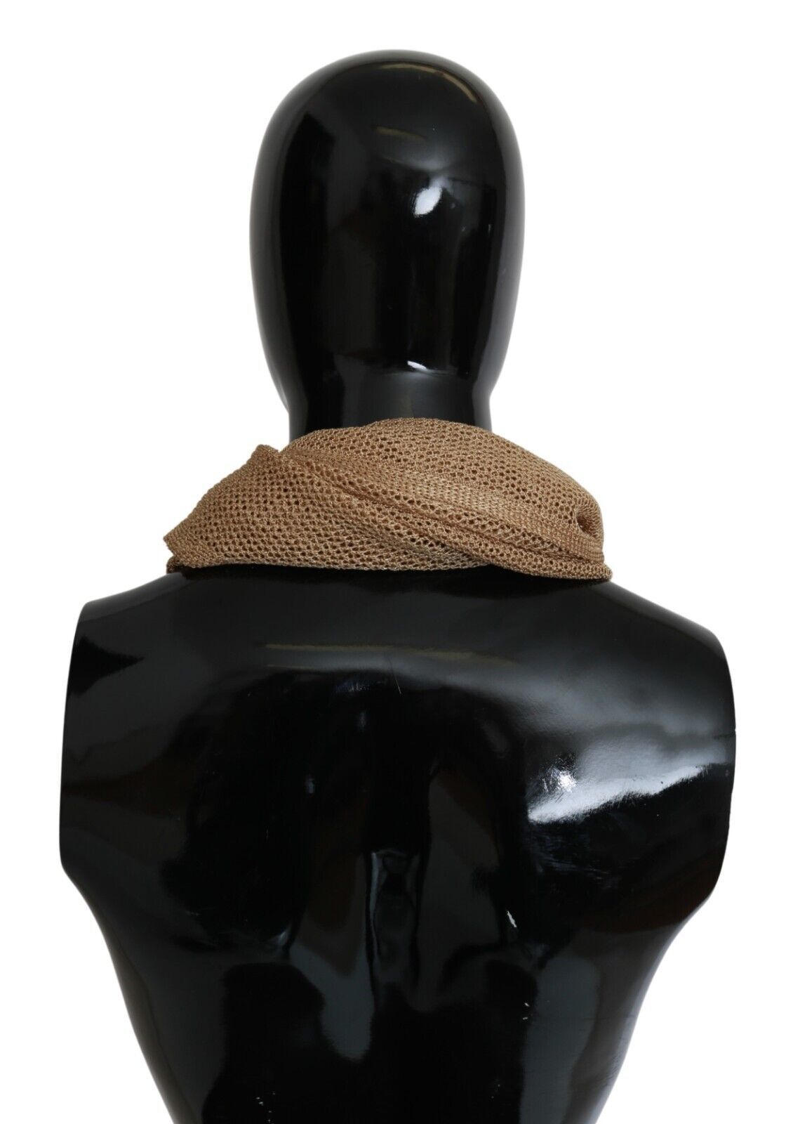 Eleganter brauner Herren-Halswickelschal