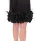 Elegant Silk Black Skirt for Evenings