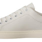 Exquisite Italian Leather Low-Top Sneakers