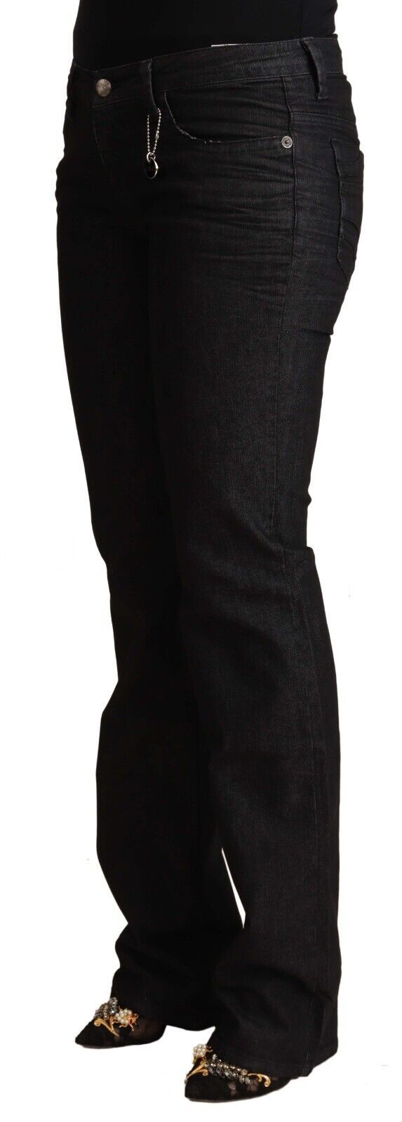 Schicke Skinny Jeans in Schwarz mit niedriger Taille