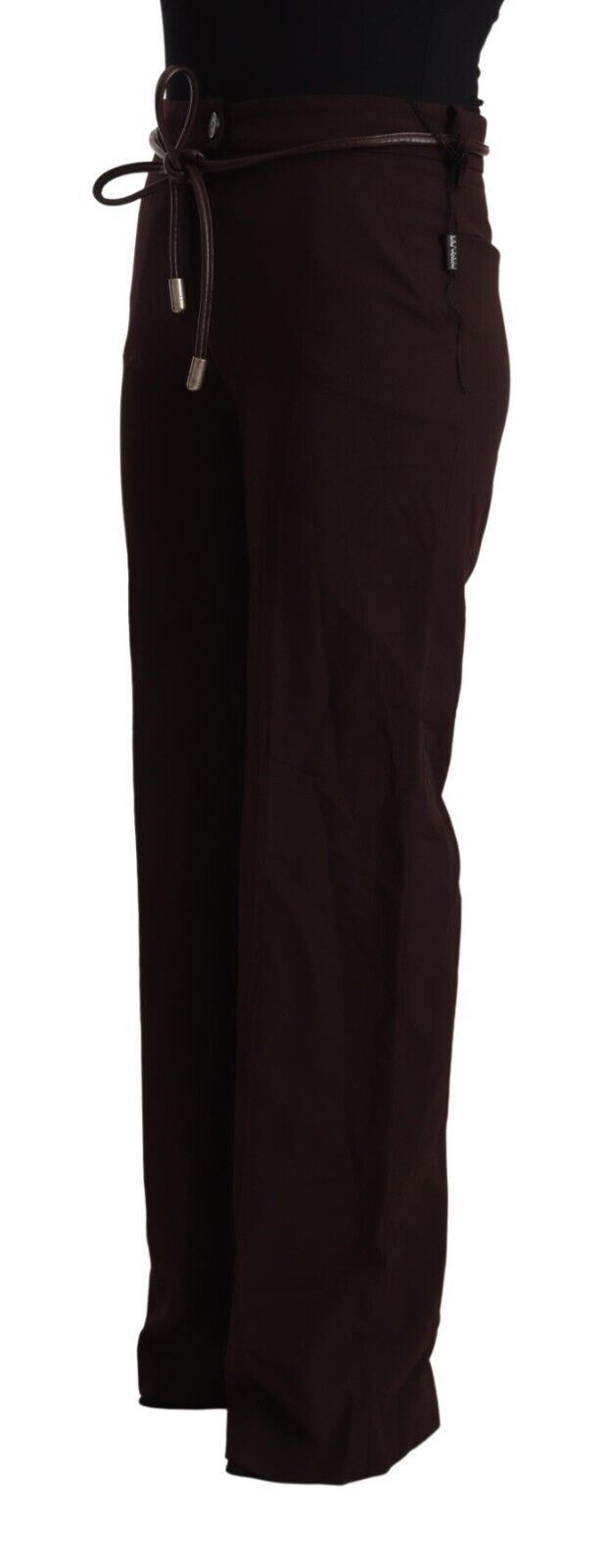 Elegante, gerade geschnittene Hose mit hoher Taille