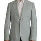 Elegante giacca blazer in cashmere e seta slim fit