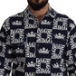 Elegantes Slim Fit Blue Crown Hemd