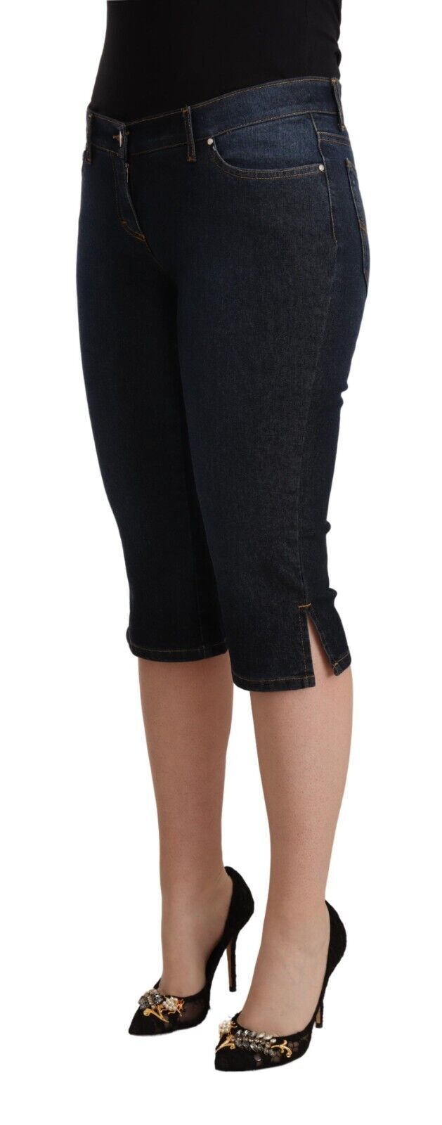 Schicke Capri-Jeans mit niedriger Taille