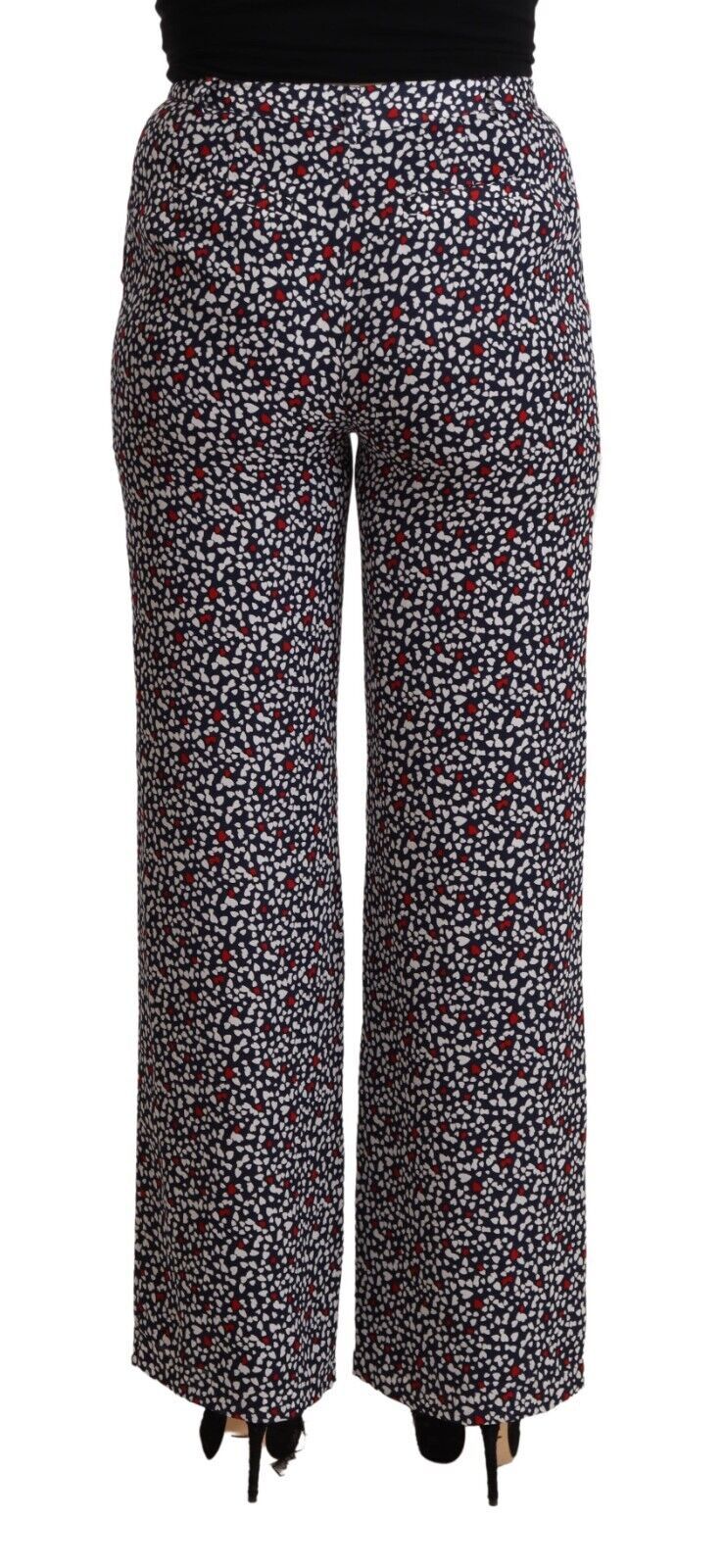 Pantaloni neri dritti a vita alta eleganti