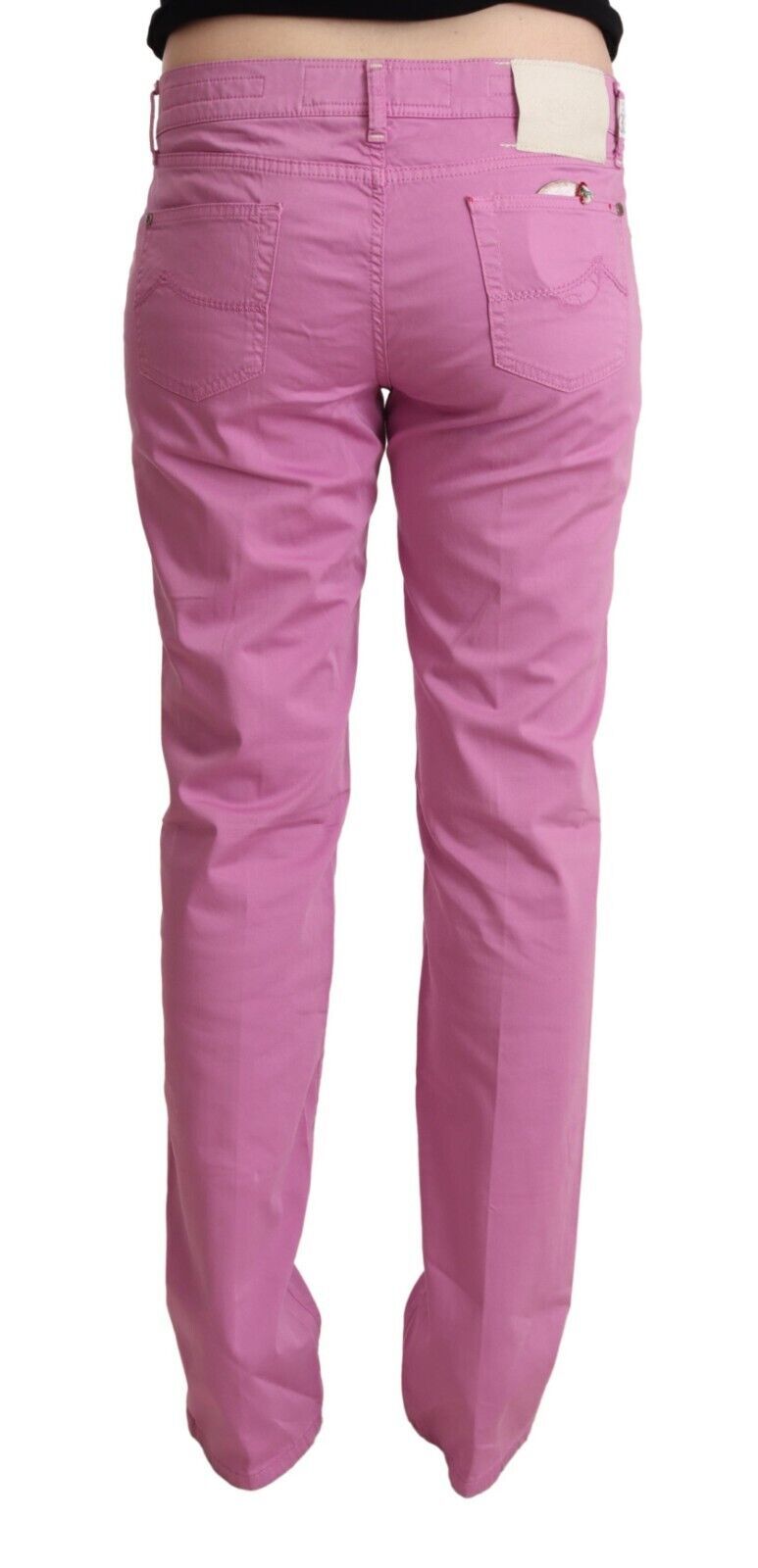 Elegante Tapered Jeans in Pink