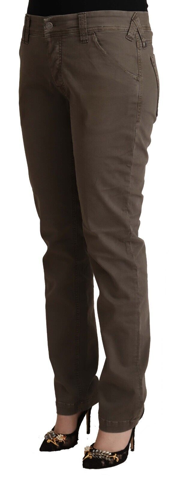 Schicker Skinny-Denim mit niedriger Taille