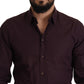 Slim Fit Hemd in Königsviolett