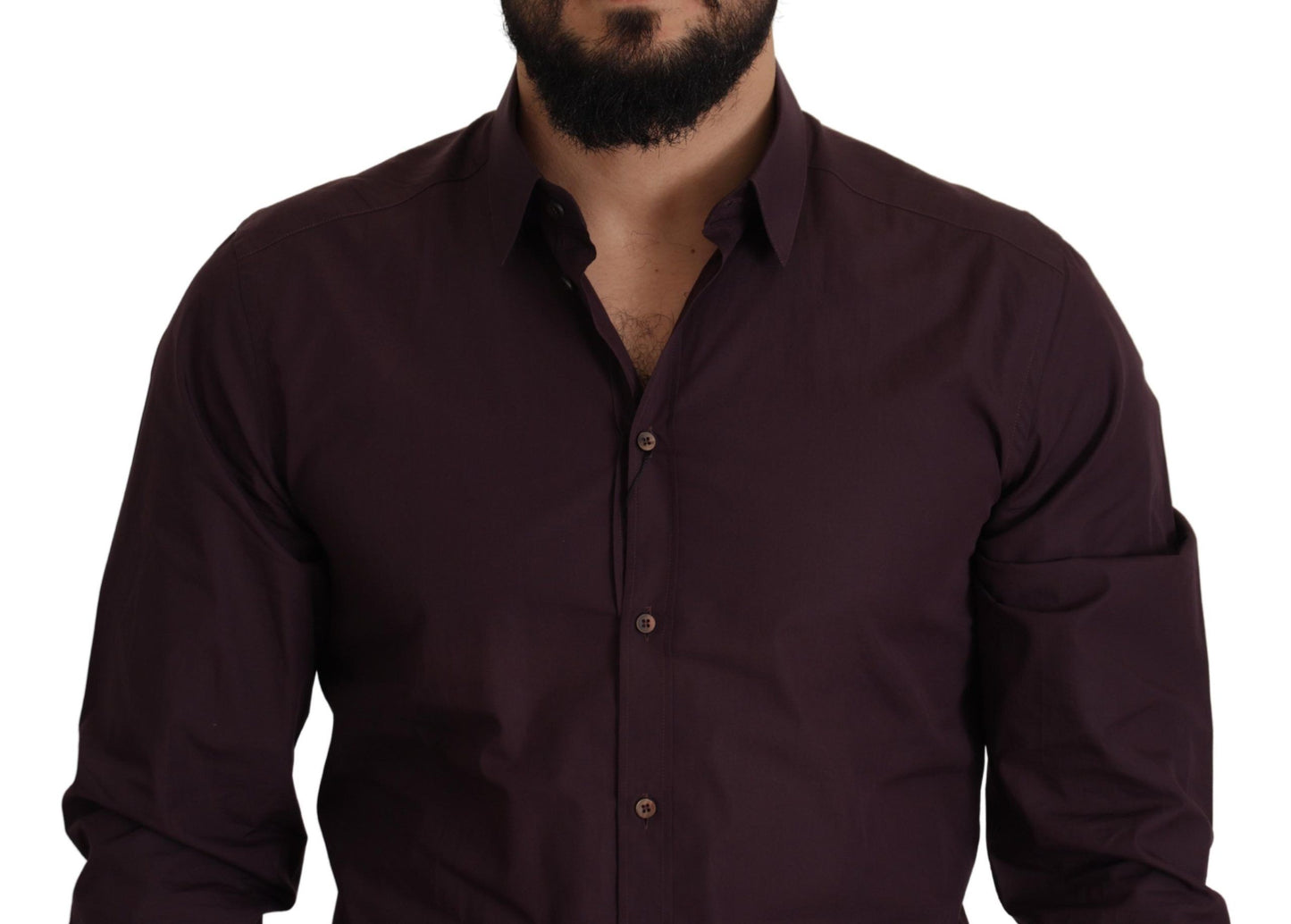 Slim Fit Hemd in Königsviolett