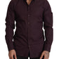 Slim Fit Hemd in Königsviolett
