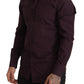 Slim Fit Hemd in Königsviolett