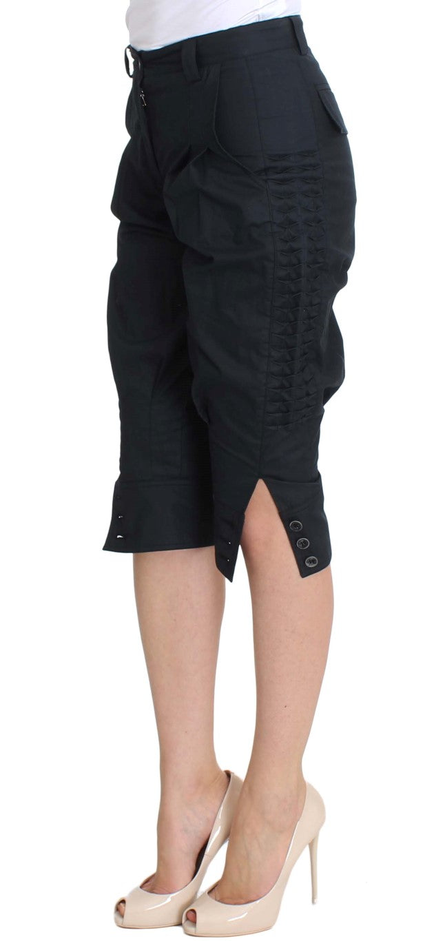 Schicke blaue Freizeithose aus Baumwolle
