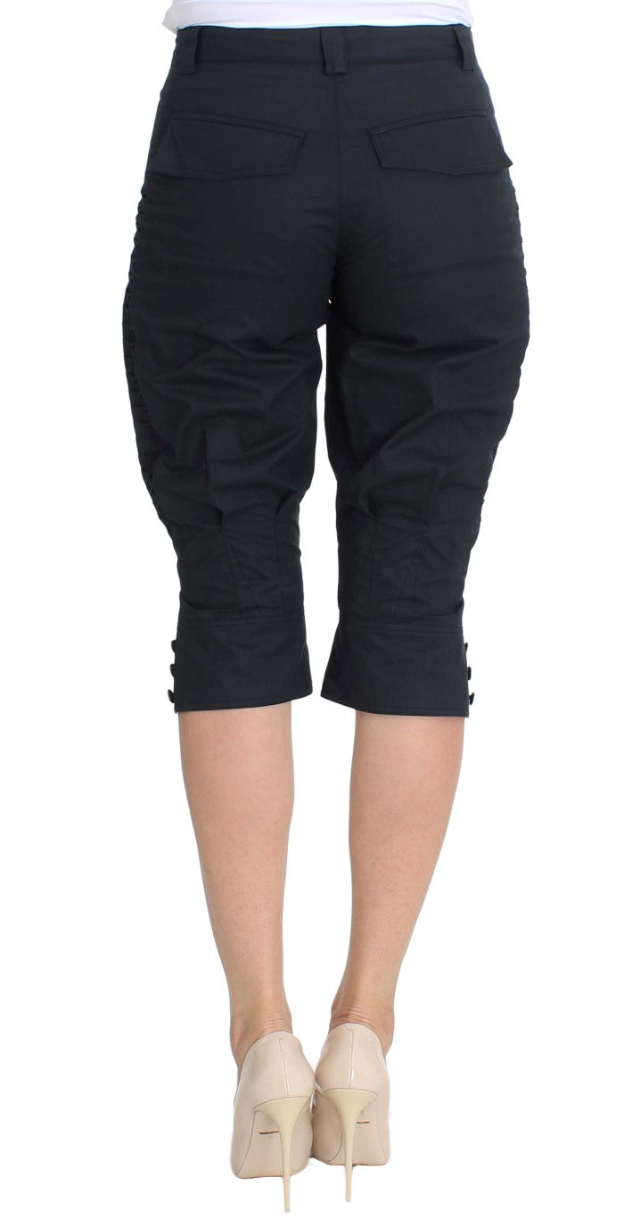 Schicke blaue Freizeithose aus Baumwolle