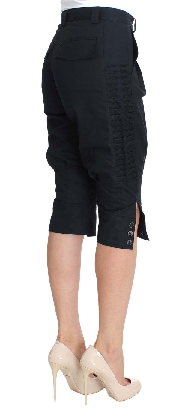Schicke blaue Freizeithose aus Baumwolle