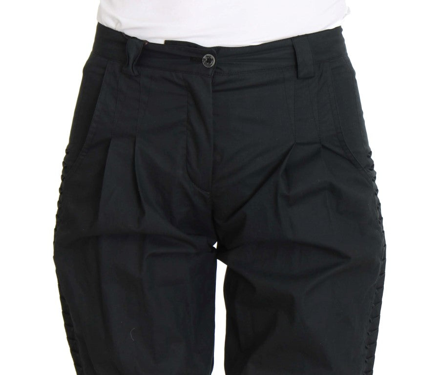 Schicke blaue Freizeithose aus Baumwolle