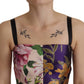 Dolce & Gabbana Dress Midi Patchwork Floral Jaquard Silk