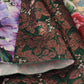 Dolce & Gabbana Dress Midi Patchwork Floral Jaquard Silk