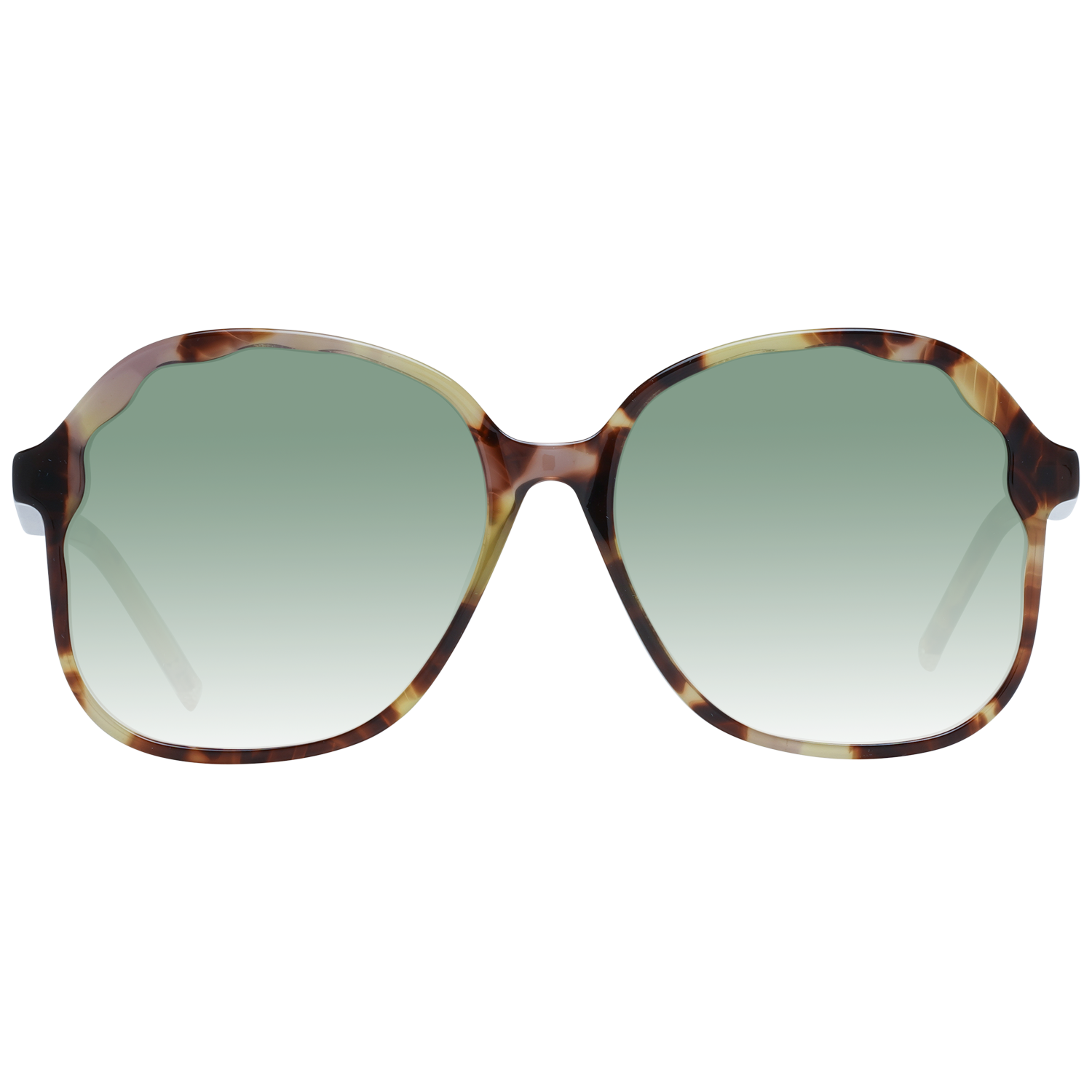 Schicke Sonnenbrille mit Schmetterlings-Farbverlauf