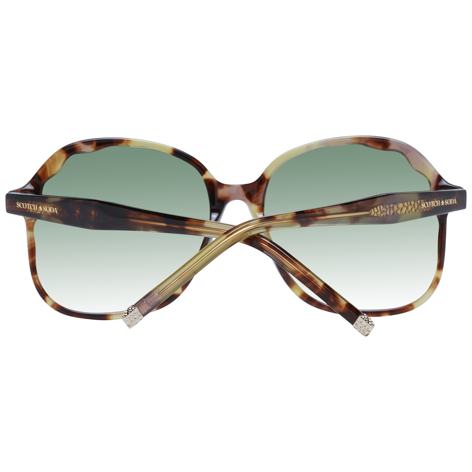 Schicke Sonnenbrille mit Schmetterlings-Farbverlauf