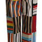 Pantaloni eleganti a righe a vita alta