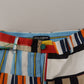 Pantaloni eleganti a righe a vita alta