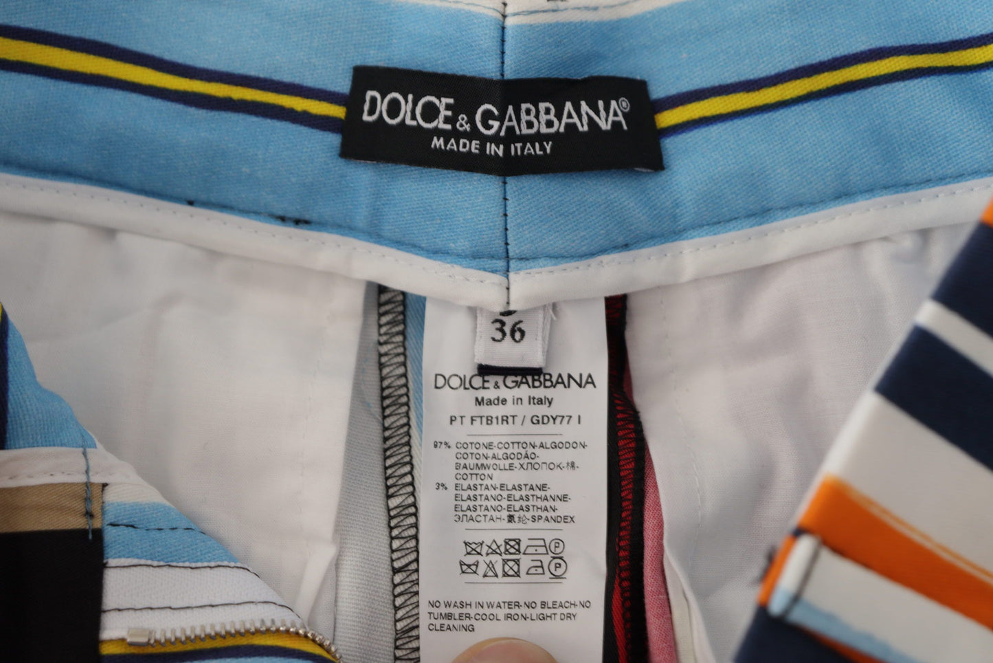 Pantaloni eleganti a righe a vita alta
