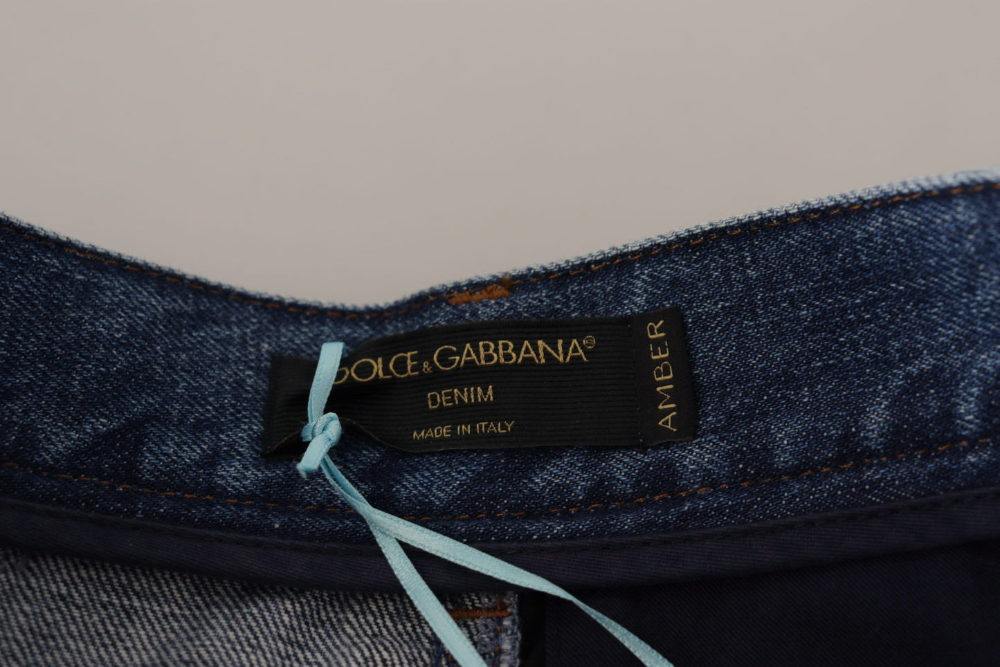 Jeans rilassati in denim jacquard patchwork