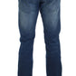 Slim Fit, blau verwaschener italienischer Denim