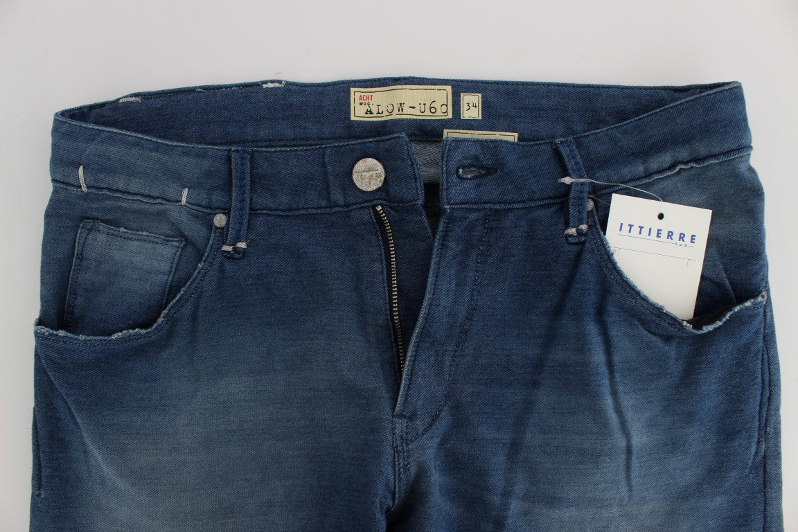 Denim italiano slim fit lavaggio blu