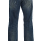 Eleganter Regular Fit Blue Wash Denim