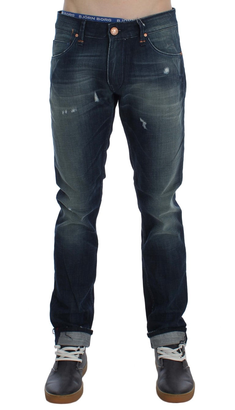 Jeans denim italiano slim fit eleganti