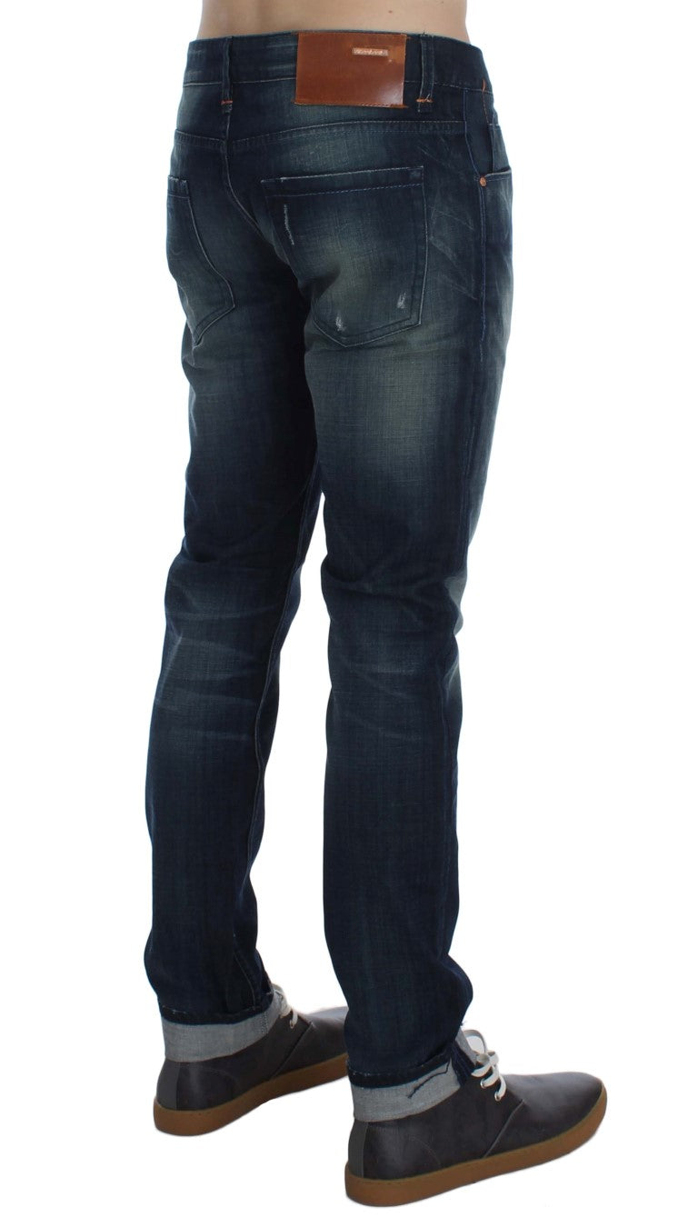 Jeans denim italiano slim fit eleganti