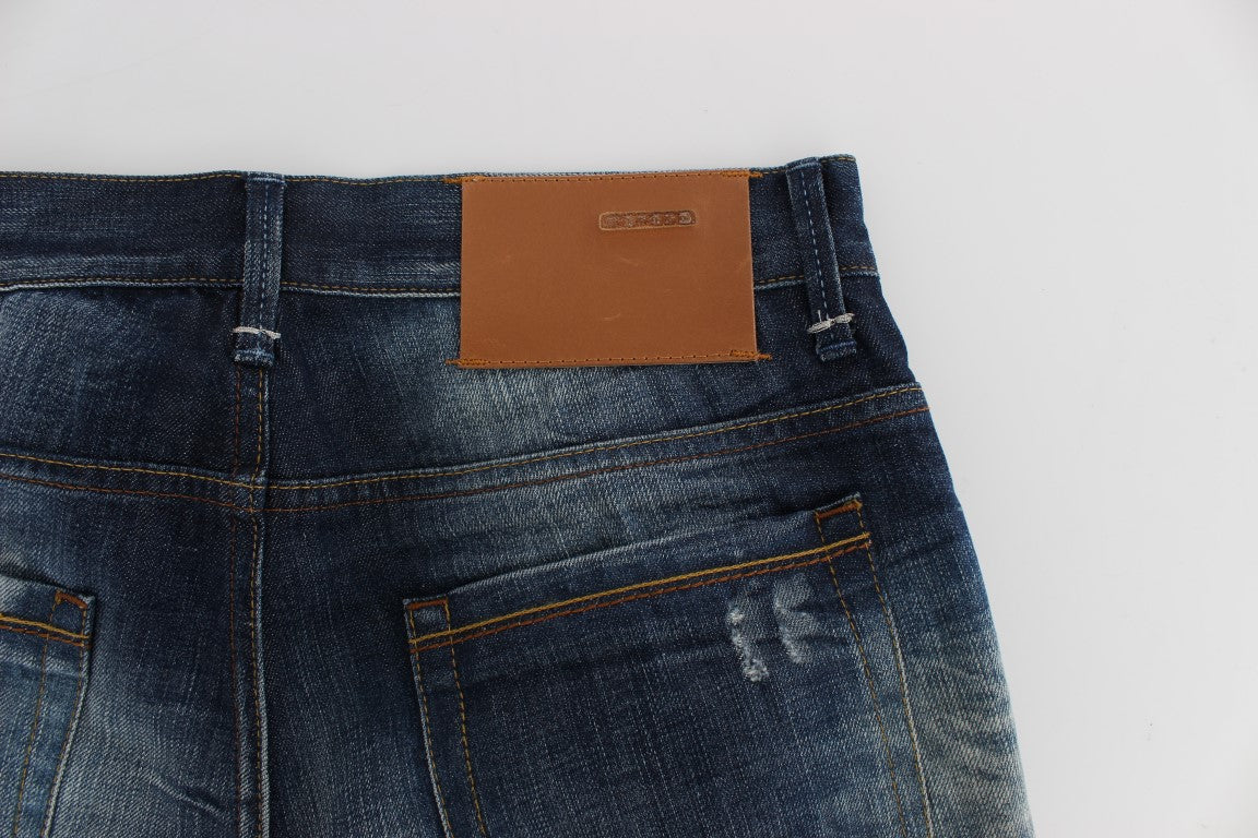 Jeans autentici blu lavaggio vestibilità regolare