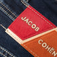 Jacob Cohen Elegant Blue Denim with Suede Accent
